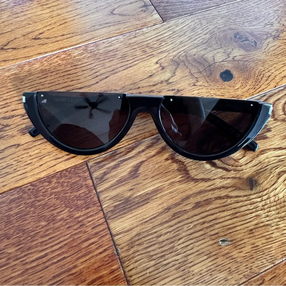 Saint Laurent Black Cat-Eye Sunglasses